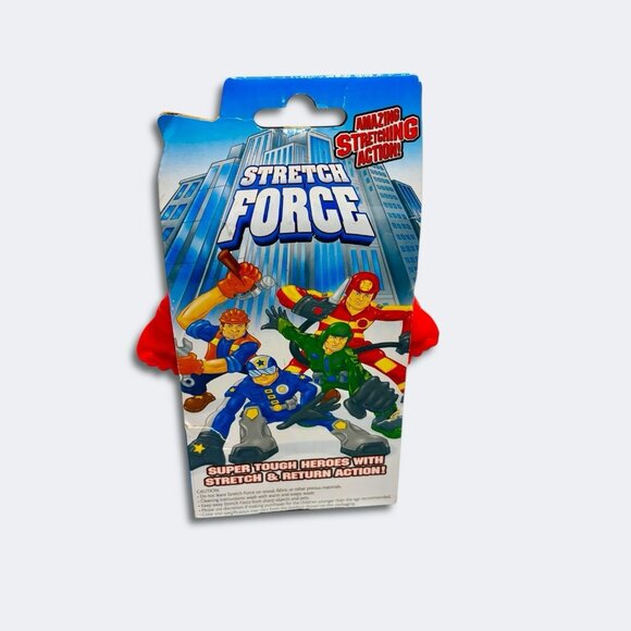 Stretch Force Red Fireman Stretch Armstrong Rubber Action Figure. NEW NIB! RARE! - Picture 4 of 7